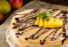 MANGO CURD CREPE CAKE